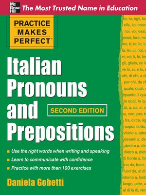 cover image of Italian Pronouns And Prepositions